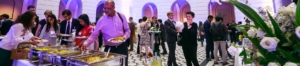 Catering Buffet einer Hochzeitsfeier