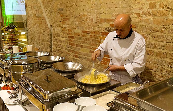 Live Cooking exklusives Event Catering für eine Veranstaltung in Berlin