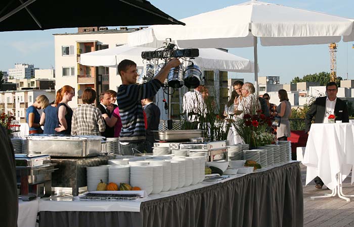 technisches Equipment für ein exklusives Event Catering in Berlin